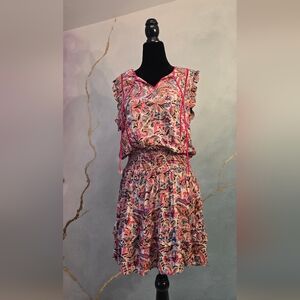 NATURAL LIFE Pink Floral Mini Dress NWT